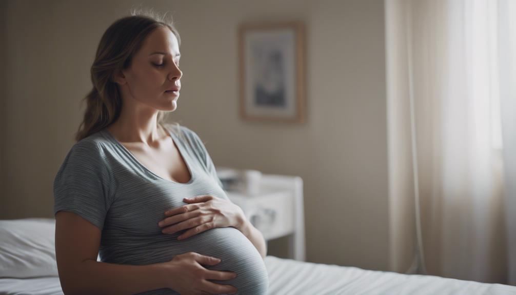 pregnant women practice breathing