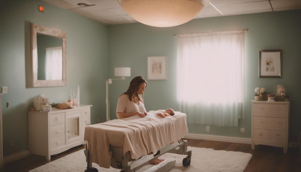 reduced anxiety during childbirth