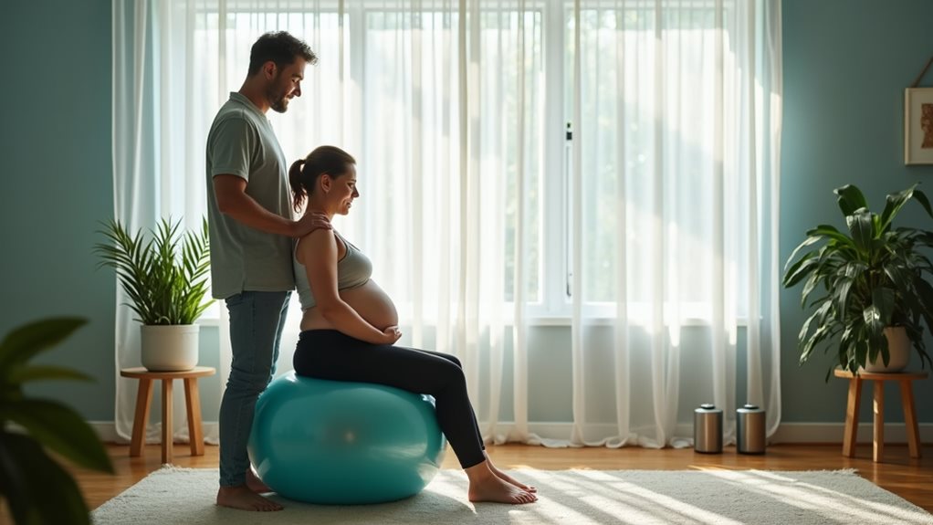 calm supportive birth atmosphere