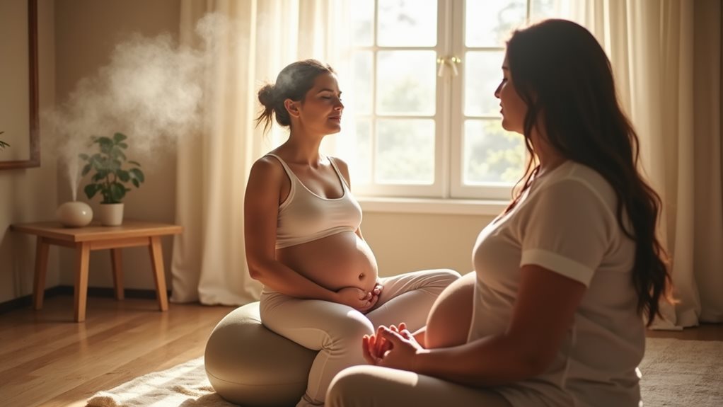 calmness techniques for labor