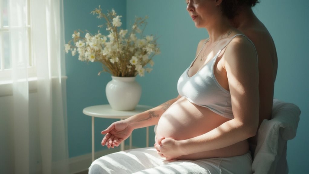 peaceful childbirth through hypnobirthing