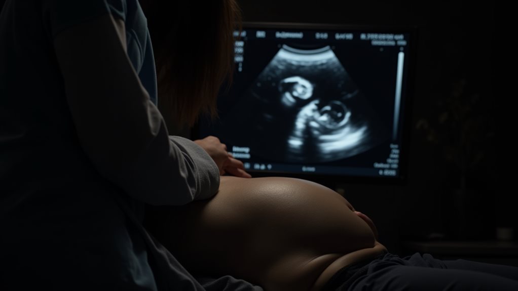 ultrasound detects fetal abnormalities