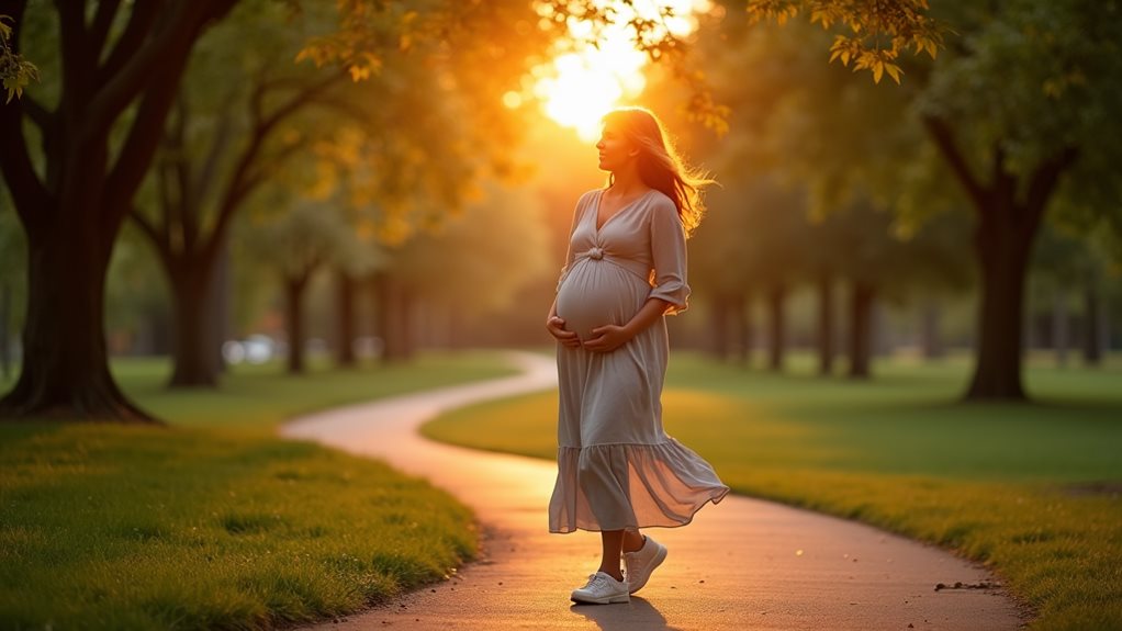 walking enhances maternal well being